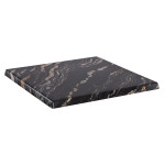 ΕΠΙΦΑΝΕΙΑ ΤΡΑΠΕΖΙΟΥ WERZALIT 80Χ80Χ3.5εκ. BLACK GOLD MARBLE HM5231.15