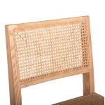 ΚΑΡΕΚΛΑ FREDRIK HM9873 ΞΥΛΟ ΦΡΑΞΙΝΟΥ ΚΑΙ RATTAN ΣΕ ΦΥΣΙΚΟ ΧΡΩΜΑ 45x55,