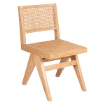 ΚΑΡΕΚΛΑ FREDRIK HM9873 ΞΥΛΟ ΦΡΑΞΙΝΟΥ ΚΑΙ RATTAN ΣΕ ΦΥΣΙΚΟ ΧΡΩΜΑ 45x55,
