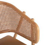 ΠΟΛΥΘΡΟΝΑ KENLEE HM9872 ΦΡΑΞΙΝΟΣ ΚΑΙ ΦΥΣΙΚΟ RATTAN RATTAN ΣΕ ΦΥΣΙΚΟ 57