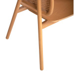 ΠΟΛΥΘΡΟΝΑ KENLEE HM9872 ΦΡΑΞΙΝΟΣ ΚΑΙ ΦΥΣΙΚΟ RATTAN RATTAN ΣΕ ΦΥΣΙΚΟ 57