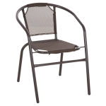 ΠΟΛΥΘΡΟΝΑ ΕΞ.ΧΩΡΟΥ LEDAN HM5977.02 ΜΕΤΑΛΛO & TEXTILENE ΚΑΦΕ 55x58x72Υε