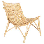 ΚΑΡΕΚΛΑ ΕΞΩΤ.ΧΩΡΟΥ CELLION HM9812.01 ΡΑΒΔΟΙ RATTAN ΣΕ ΦΥΣΙΚΟ ΧΡΩΜΑ 76x