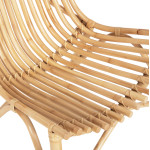 ΚΑΡΕΚΛΑ ΕΞΩΤ.ΧΩΡΟΥ CELLION HM9812.01 ΡΑΒΔΟΙ RATTAN ΣΕ ΦΥΣΙΚΟ ΧΡΩΜΑ 76x