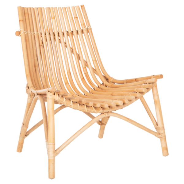 ΚΑΡΕΚΛΑ ΕΞΩΤ.ΧΩΡΟΥ CELLION HM9812.01 ΡΑΒΔΟΙ RATTAN ΣΕ ΦΥΣΙΚΟ ΧΡΩΜΑ 76x