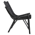 ΚΑΡΕΚΛΑ ΕΞΩΤ.ΧΩΡΟΥ CELLION HM9812.02 ΡΑΒΔΟΙ RATTAN ΣΕ ΜΑΥΡΟ ΧΡΩΜΑ 76x7