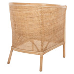 ΠΟΛΥΘΡΟΝΑ APRON HM9818 RATTAN ΠΛΕΚΤΟ ΣΕ ΦΥΣΙΚΟ-ΛΕΥΚΟ ΜΑΞΙΛΑΡΙ 75x70x85