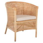 ΠΟΛΥΘΡΟΝΑ APRON HM9818 RATTAN ΠΛΕΚΤΟ ΣΕ ΦΥΣΙΚΟ-ΛΕΥΚΟ ΜΑΞΙΛΑΡΙ 75x70x85