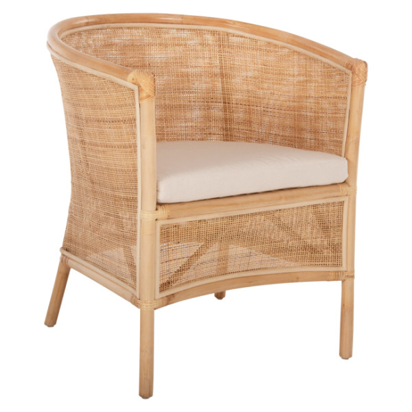 ΠΟΛΥΘΡΟΝΑ APRON HM9818 RATTAN ΠΛΕΚΤΟ ΣΕ ΦΥΣΙΚΟ-ΛΕΥΚΟ ΜΑΞΙΛΑΡΙ 75x70x85