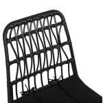 ΚΑΡΕΚΛΑ ΕΞ.ΧΩΡΟΥ ALLEGRA HM5453.12 ΜΕΤΑΛΛΟ-ΜΑΞΙΛΑΡΙ-WICKER ΜΑΥΡΟ 52x52