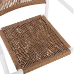 ΠΟΛΥΘΡΟΝΑ ΑΛΟΥΜΙΝΙΟΥ STER HM5786.11 ΛΕΥΚΗ-ΣΥΝΘ.RATTAN ΜΠΕΖ 55,5x53x78Υ