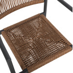 ΠΟΛΥΘΡΟΝΑ ΑΛΟΥΜΙΝΙΟΥ STER HM5786.12 ΑΝΘΡΑΚΙ-ΣΥΝΘ.RATTAN ΜΠΕΖ 55,5x53x7