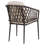 ΠΟΛΥΘΡΟΝΑ ΑΛΟΥΜΙΝΙΟΥ BOLLY HM6080 ΚΑΦΕ-ΣΥΝΘ.RATTAN ΚΑΦΕ-ΜΠΕΖ ΜΑΞΙΛΑΡΙΑ