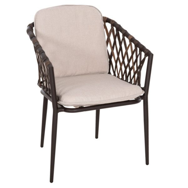 ΠΟΛΥΘΡΟΝΑ ΑΛΟΥΜΙΝΙΟΥ BOLLY HM6080 ΚΑΦΕ-ΣΥΝΘ.RATTAN ΚΑΦΕ-ΜΠΕΖ ΜΑΞΙΛΑΡΙΑ
