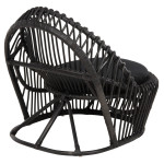 ΠΟΛΥΘΡΟΝΑ ENTROPY HM9840.03 ΦΥΣΙΚΟ RATTAN ΜΕ ΜΑΞΙΛΑΡΙ-ΜΑΥΡΟ 80x97x85Υε