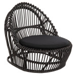 ΠΟΛΥΘΡΟΝΑ ENTROPY HM9840.03 ΦΥΣΙΚΟ RATTAN ΜΕ ΜΑΞΙΛΑΡΙ-ΜΑΥΡΟ 80x97x85Υε