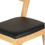 ΣΚΑΜΠΟ ΜΠΑΡ NAMI HM9952.01 RUBBERWOOD ΣΕ ΟΑΚ-ΜΑΥΡΟ PU 47,5x59x102,5Υεκ