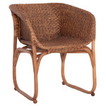 ΠΟΛΥΘΡΟΝΑ ΕΣΩΤ.ΧΩΡΩΝ TUCKET HM9958.02 ΦΥΣΙΚΟ RATTAN-ΚΑΡΥΔΙ ΧΡΩΜΑ 63x60