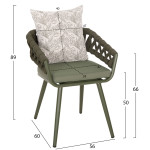 ΠΟΛΥΘΡΟΝΑ ΑΛΟΥΜΙΝΙΟΥ CAMDEN HM6141.09 ΜΑΞΙΛΑΡΙ ΜΕ PRINT-DARK OLIVE 56x