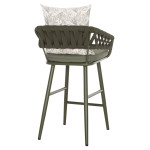 ΣΚΑΜΠΟ ΑΛΟΥΜΙΝΙΟΥ CAMDEN HM6142.09 ΜΑΞΙΛΑΡΙ ΜΕ PRINT-DARK OLIVE 56x60x