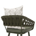 ΣΚΑΜΠΟ ΑΛΟΥΜΙΝΙΟΥ CAMDEN HM6142.09 ΜΑΞΙΛΑΡΙ ΜΕ PRINT-DARK OLIVE 56x60x