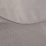 ΠΟΥΦ ΞΑΠΛΩΣΤΡΑ WADELIN HM5774.11 ΜΕ TEXTILINE ΛΕΥΚΟ 190x80x40-60Υ εκ.