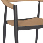 ΠΟΛΥΘΡΟΝΑ ΑΛΟΥΜΙΝΙΟΥ GRET HM5854.02 ΑΝΘΡΑΚΙ PΕ RATTAN ΜΠΕΖ 56x55,5x78Υ