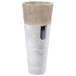 ΝΙΠΤΗΡΑΣ ΜΑΡΜΑΡΙΝΟΣ CONE SINK CREME WHITE Φ40x90Y εκ.HM7808.02