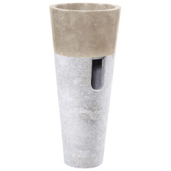 ΝΙΠΤΗΡΑΣ ΜΑΡΜΑΡΙΝΟΣ CONE SINK CREME WHITE Φ40x90Y εκ.HM7808.02