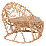 ΠΟΛΥΘΡΟΝΑ ENTROPY HM9840.01 RATTAN ΦΥΣΙΚΟ ΜΕ ΕΚΡΟΥ ΜΑΞΙΛΑΡΙ 80x97x85Υε