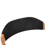 ΠΟΛΥΘΡΟΝΑ RIMINI HM9867.02 ΞΥΛΟ TEAK ΦΥΣΙΚΟ-ΜΑΥΡΟ ΣΧΟΙΝΙ & PU ΚΑΘΙΣΜΑ