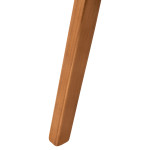 ΠΟΛΥΘΡΟΝΑ RIMINI HM9867.02 ΞΥΛΟ TEAK ΦΥΣΙΚΟ-ΜΑΥΡΟ ΣΧΟΙΝΙ & PU ΚΑΘΙΣΜΑ