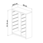 ΣΥΡΤΑΡΙΕΡΑ SANI HM18200.03 ΜΕΛΑΜΙΝΗ SONAMA-ΛΕΥΚΑ ΣΥΡΤΑΡΙΑ P.E. 69x29,6