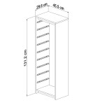 ΣΥΡΤΑΡΙΕΡΑ SANI HM18203.03 ΜΕΛΑΜΙΝΗ SONAMA-9 ΛΕΥΚΑ ΣΥΡΤΑΡΙΑ P.E. 45,5x