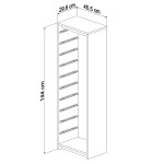 ΣΥΡΤΑΡΙΕΡΑ SANI HM18205.03 ΜΕΛΑΜΙΝΗ ΣΕ SONAMA-ΛΕΥΚΑ ΣΥΡΤΑΡΙΑ P.E. 45,5