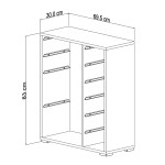 ΣΥΡΤΑΡΙΕΡΑ SANI HM18212.01 ΜΕΛΑΜΙΝΗ ΣΕ ΛΕΥΚΟ-10 ΛΕΥΚΑ ΣΥΡΤΑΡΙΑ P.E. 69