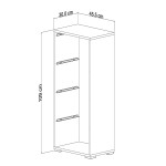 ΣΥΡΤΑΡΙΕΡΑ SANI HM18216.01 ΜΕΛΑΜΙΝΗ ΣΕ ΛΕΥΚΟ-4 ΛΕΥΚΑ ΣΥΡΤΑΡΙΑ P.E. 45,