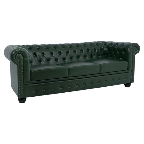 ΚΑΝΑΠΕΣ 3ΘΕΣΙΟΣ T.CHESTERFIELD HM3009.08 ΤΕΧΝΟΔΕΡΜΑ ΚΥΠΑΡΙΣΣΙ 208x90x7