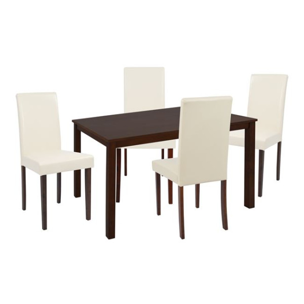 ΣΕΤ ΤΡΑΠΕΖΑΡΙΑΣ 5ΤΜΧ ΜΕ ΚΑΡΥΔΙ ΤΡΑΠΕΖΙ 120x75x74cm & ΚΑΡΕΚΛΕΣ SELENE H