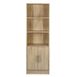 ΒΙΒΛΙΟΘΗΚΗ ΜΕΛΑΜΙΝΗΣ ENSLEY HM2027.02 SONAMA 60X30X180 εκ.