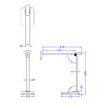 ΦΩΤΙΣΤΙΚΟ ΓΡΑΦΕΙΟΥ LED BLAIN PRO HM4448.01 ΛΕΥΚΟ ΧΡΩΜΑ ABS 17,3x12,5x3