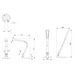 ΦΩΤΙΣΤΙΚΟ ΓΡΑΦΕΙΟΥ LED BLAIN PRO HM4451.09 ΧΡΥΣΟ-ΛΕΥΚΟ ΧΡΩΜΑ 34,3x18,3