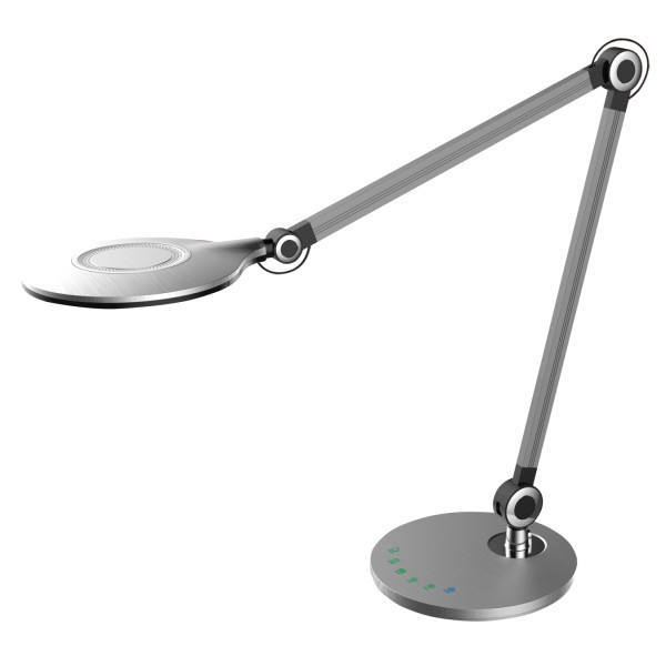 ΦΩΤΙΣΤΙΚΟ ΓΡΑΦΕΙΟΥ LED BLAIN PRO HM4452.08 ΓΚΡΙ-ΑΣΗΜΙ ΧΡΩΜΑ ABS 55,7x4