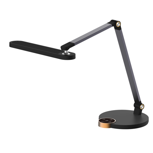 ΦΩΤΙΣΤΙΚΟ ΓΡΑΦΕΙΟΥ LED BLAIN PRO HM4454.02 ΜΑΥΡΗ ΒΑΣΗ ABS-ΓΚΡΙ ΑΛΟΥΜΙΝ