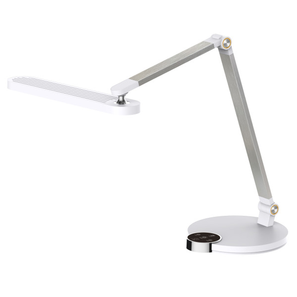 ΦΩΤΙΣΤΙΚΟ ΓΡΑΦΕΙΟΥ LED BLAIN PRO HM4454.01 ΛΕΥΚΗ ΒΑΣΗ ABS-ΓΚΡΙ ΑΛΟΥΜΙΝ