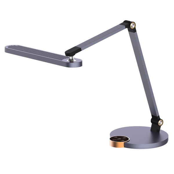 ΦΩΤΙΣΤΙΚΟ ΓΡΑΦΕΙΟΥ LED BLAIN PRO HM4454.07 ΓΚΡΙ ΒΑΣΗ ABS & ΑΛΟΥΜΙΝΙΟ 5