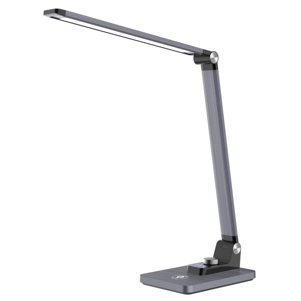 ΦΩΤΙΣΤΙΚΟ ΓΡΑΦΕΙΟΥ LED BLAIN PRO HM4458.07 ΓΚΡΙ ΒΑΣΗ ABS & ΑΛΟΥΜΙΝΙΟ 3