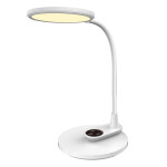 ΦΩΤΙΣΤΙΚΟ ΓΡΑΦΕΙΟΥ LED BLAIN HM4459.01 ΛΕΥΚΟ ABS & ΣΙΛΙΚΟΝΗ 17x26,6x34