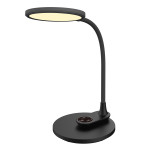 ΦΩΤΙΣΤΙΚΟ ΓΡΑΦΕΙΟΥ LED BLAIN HM4459.02 ΜΑΥΡΟ ABS & ΣΙΛΙΚΟΝΗ 17x26,6x34