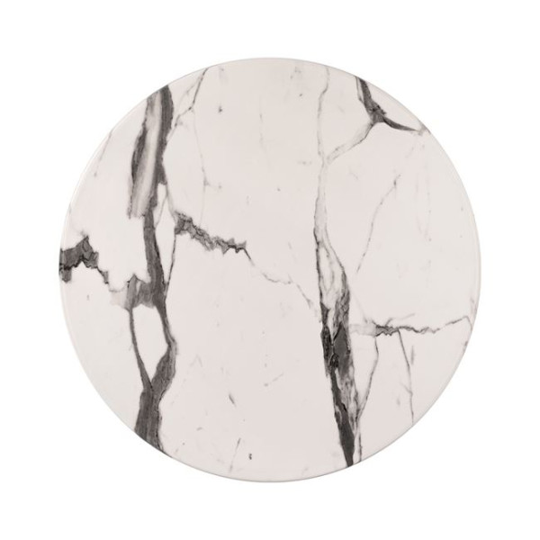 ΕΠΙΦΑΝΕΙΑ ΤΡΑΠΕΖΙΟΥ WERZALIT Φ60Χ2.5εκ. MARBLE WHITE-GREY 5657 HM5227.